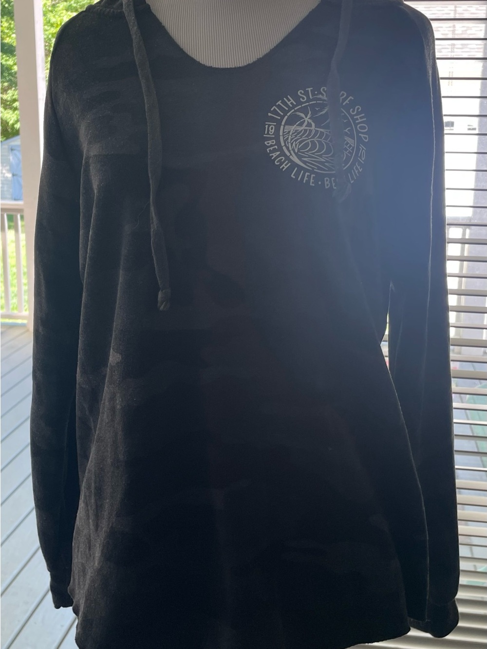 17th street surf shop camo Hoodie